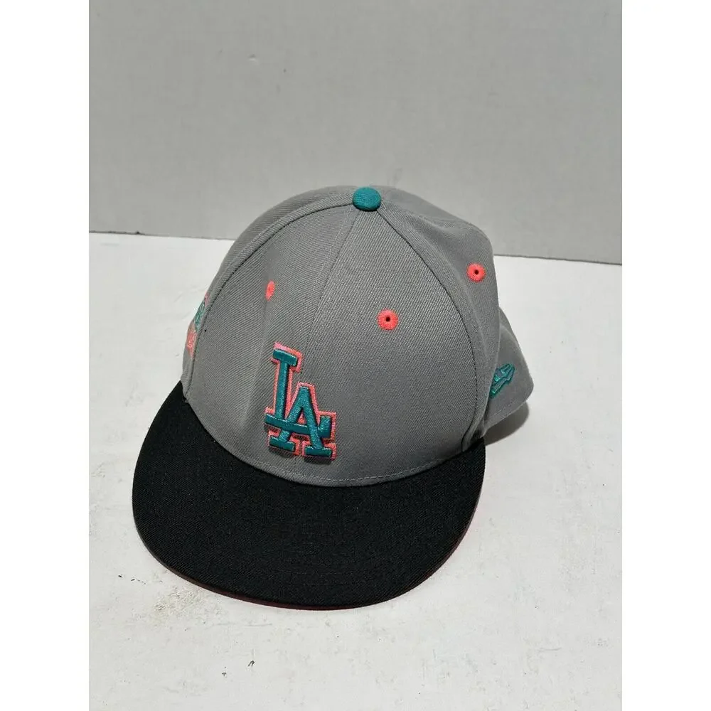 Los Angeles Dodgers 7.5 Hat 1981 Cap 59Fifty World Series Gray New Era RARE READ